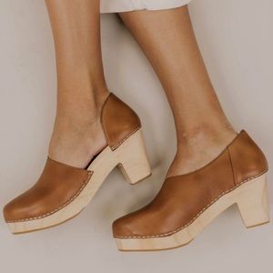 Free People Monroe clog heel shoe